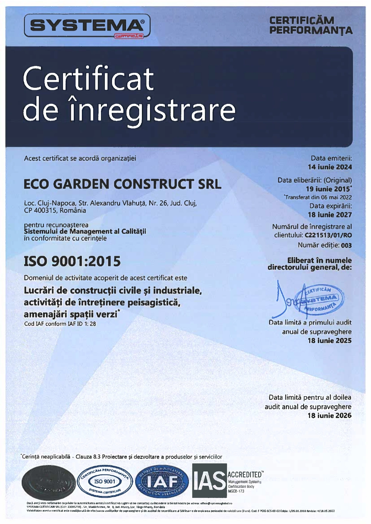 Sistem de management al calității